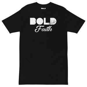 Bold Faith Men’s premium heavyweight tee